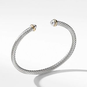 David Yurman Cable Classic Collection® Bracelet with 18K Yellow Gold